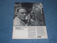 1966 United States Army Vintage Recruitment Ad «Couldn’t Have Worked Out Better»