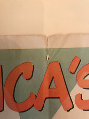 RARE VINTAGE 1949 America’s Opportunity Drive – Buy U.S. Savings Bond Ad Poster