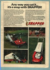 1979 Meet Today’s Army Reserve, Snapper Mowers Tillers, Scotts Vintage Print Ads