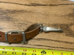 Vintage PROPERTY OF UNITED STATES POSTAL SERVICE A 8/82 Leather Carrier Strap