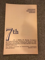 1961 Brochure The American Beginnings