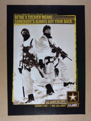 2003 US Army Recruitment 10th Special Forces Soldiers photo vintage print Ad