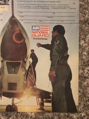 1974 US Air National Guard PRINT AD Aircraft Mechanic Skills Weekend VTG 1970s