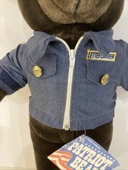 1986 plush Patriot Teddy Bear U.S. Mail letter carrier 20″ USPS With Tags