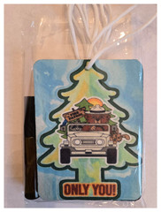 SMOKEY BEAR (5 PACK) AUTO AIR FRESHENER ORNAMENT SCENT SPRAY CLASSIC SIGN POSTER