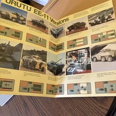 Vintage Engesa URUTU EE-11 Armoured Personnel Carrier Military Vehicle Brochure