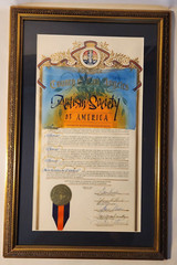 2003 AUTISM SOCIETY SIGNED PLAQUE LA CNTY BOARD SUPS KNABE, BURKE, MOLINA, ETC.