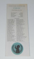 Vintage UNICEF Pamphlet Brochure Worlds Children Little Girl UN United Nations