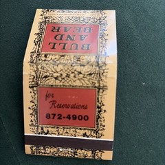 VINTAGE BULL AND BEAR RESTAURANT HILTON HOTELS MATCHBOOK – BRAND NEW