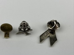 Lot Of 4 Lapel Pins – Antique U.S. Treasury T Minute Man Cross Airplane