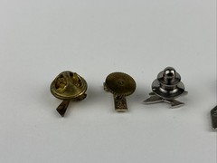 Lot Of 4 Lapel Pins – Antique U.S. Treasury T Minute Man Cross Airplane