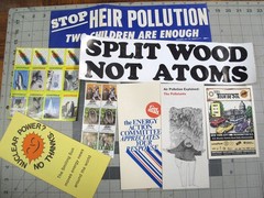 vtg 1960s – 90s protest punk Zines stickers newspapers archive of 99 pcs