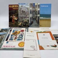 Vintage Portugal Travel Brochure Marketing Book Lot Bundle 1972 Lisbon Azores