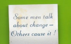 1960s Match Book … Humphrey for President «Some men talk of change» Lot of 6