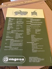 Vintage Engesa URUTU EE-11 Armoured Personnel Carrier Military Vehicle Brochure