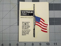 vtg 1960s – 70s political Vietnam anti-war protest decal