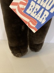 1986 plush Patriot Teddy Bear U.S. Mail letter carrier 20″ USPS With Tags