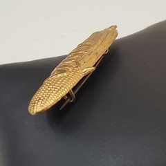 Vintage IOWA Corn Brooch Souvenir Gold Tone 2″ Brooch Pin