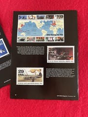 Vintage 1997 USAF 50th Anniversary Commemorative Postage Stamp Print Ad