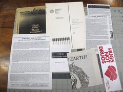 vtg 1960s – 90s protest punk Zines stickers newspapers archive of 99 pcs
