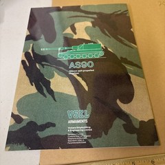 Vintage VSEL Armaments AS90 Artillery System Vehicle Military Brochure Howitzer