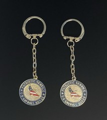 Vintage US Savings Bonds Promotional Advertising Keychains Lot of 2