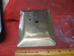 VINTAGE ADVERTISING BRASS CANDY CHANGE MINT JEWELRY DISH NEW ORLEANS LOUISIANA