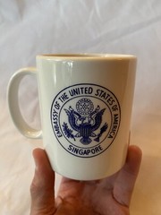 SINGAPORE Embassy of the United States COFFEE MUG republic of