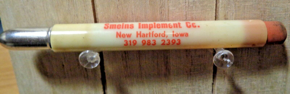 Vintage Bullet Pencil – Smeins Implement Co. – New Hartford, Iowa