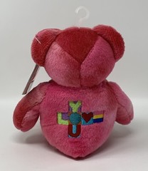 USPS I Love You Stamp Bear Bean Bag Plush Stuffed Animal Timeless Toys 2002 READ