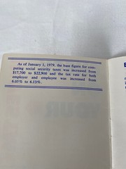 Vintage «Check on Your Investment» Social Security 1978 Pamphlet Booklet Rare