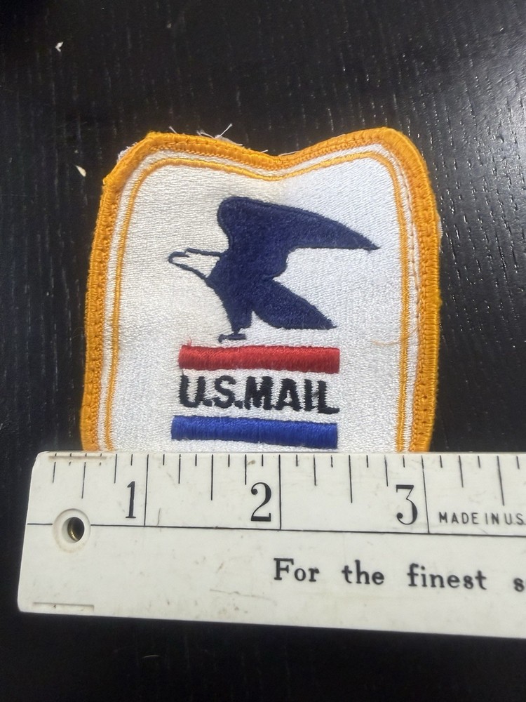 USPS U.S. Mail Old Vintage Cloth Patch for Postal Workers Mailman Uniform 1970s