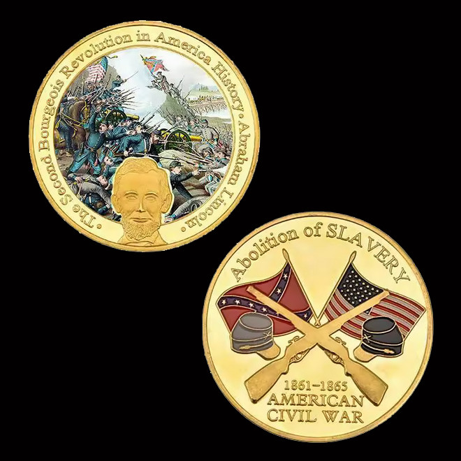 Civil War Souvenir Coin Collectable Military History Commemorative 1-pc