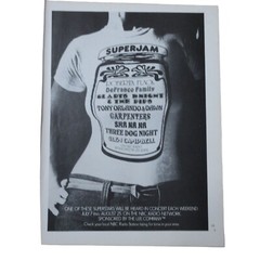 NORML Legalize Marijuana & Superjam Radio Music Event – Vintage Print Ad