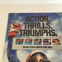 Vintage USPS 16 days of glory winter games stamp promotional poster