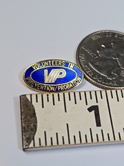 VIP Volunteers in Prevention/Probation Lapel Pin US Justice Department