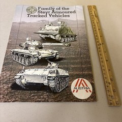 VTG Family of Steyr Daimler Puch AG Armoured Tracked Vehicle Military Brochure