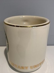 Assistant Secretary US Army Logo Off-White With Gold Lettering Trim Coffee Mug
