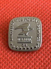 United States Postal Service (USPS) 25 Years of Service Lapel Pin .75”