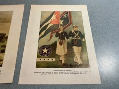 1950’s 2 cuban color Leaflet 8.2×6.2 Instituto Cívico Militar de Ceiba del Agua
