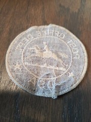 RARE 1955 UNITED STATES POST OFFICE DEPT USPS POSTAL SERVICE PATCH 3″ ROUND