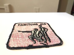 Vintage Big Brothers (Is Watching) Government Patch! Rare! Awesome! Red & Black!