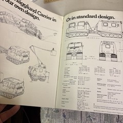 VTG 1983 The Hagglund All Terrain Carrier Military Vehicle Brochure Hagglunds