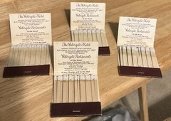 Lot Of 4 The Watergate Washington DC Matchbooks