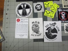 vtg 1980s – 90s political protest Hardline Meat is Murder Punk sticker lot of 33