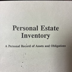 Political Ad Jeffrey Picolla Pennsylvania Personal Estate Inventory Booklet