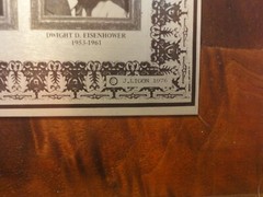 Rare! Vintage United States Bicentennial History Tin Lithograph Plaque. J Ligon