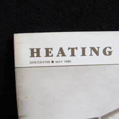 Vintage 1980 Heating With Wood Dept. of Energy Booklet ~ Firewood, Wood Stove,