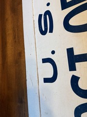 Vintage United States Post Office Sign Wood 34″L 13.75″W USPS Postal Service