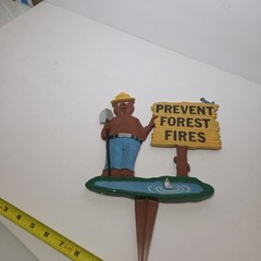 Vintage SMOKEY BEAR Yard Sign – Hard To Find